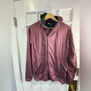 Nike Burgundy Windbreaker Jacket